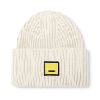 Square Smiley Wool Knitted Winter Hat shopify