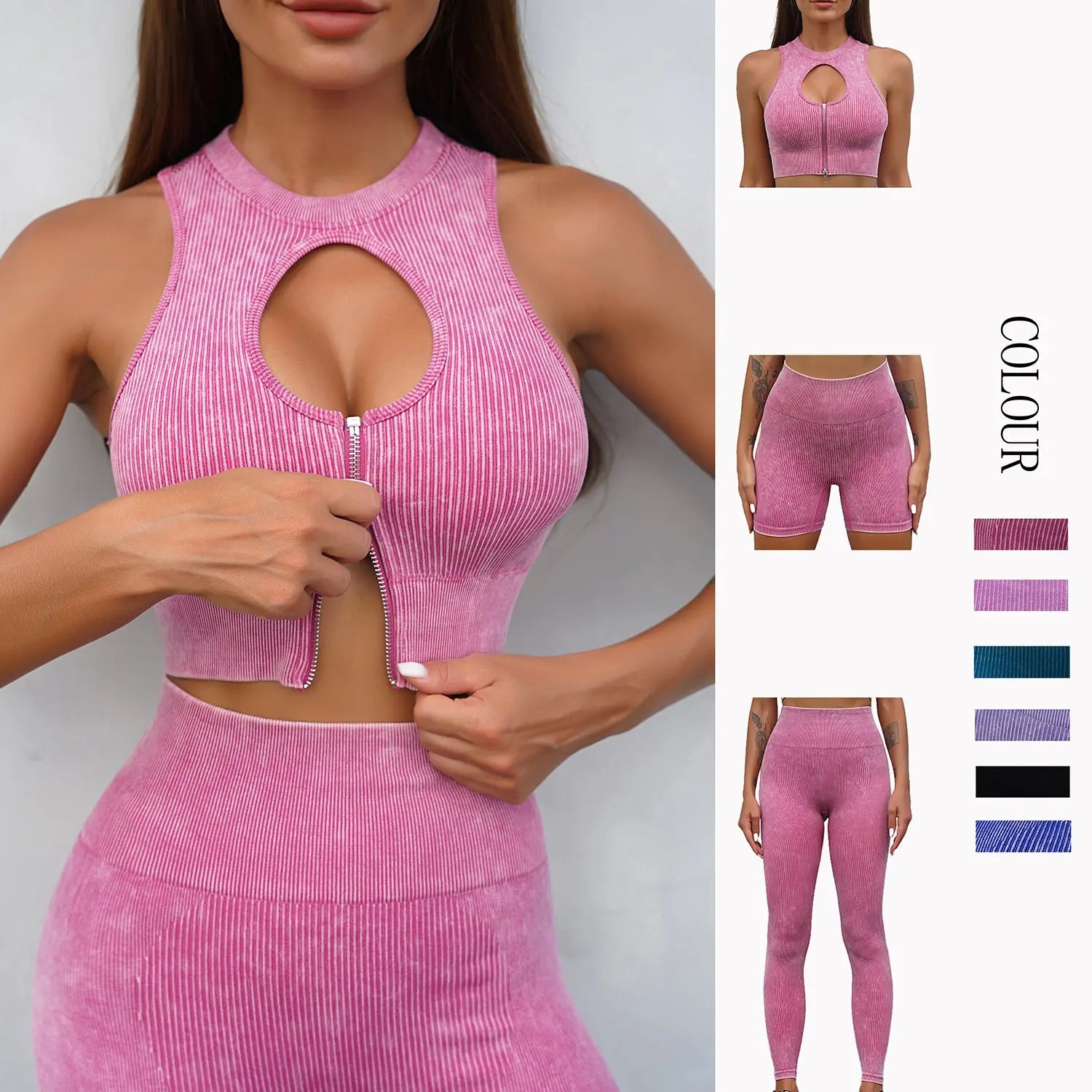 Seamless Yoga Set Sportswear for Women shopify