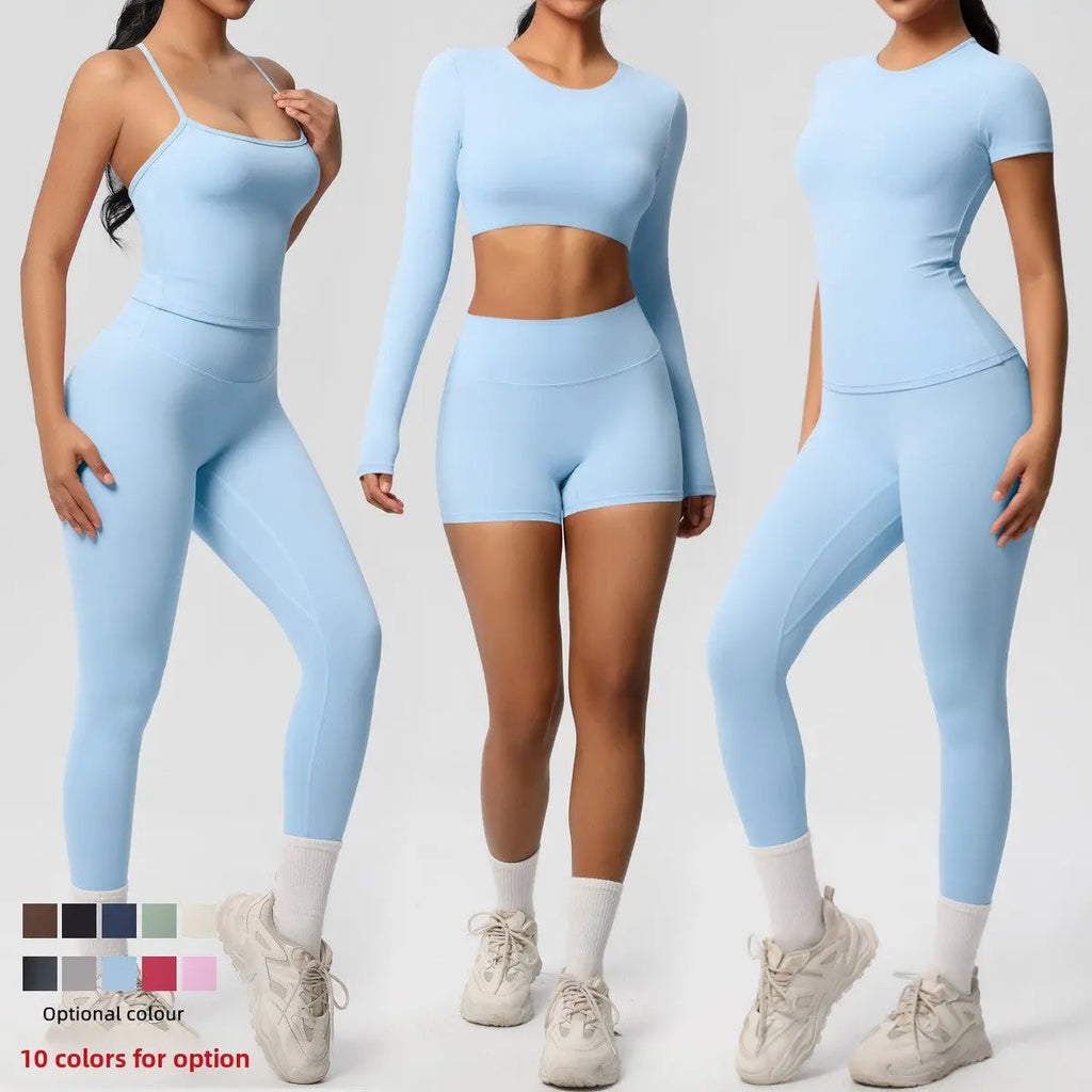 Women's Yoga Pants and Sports Top Set shopify