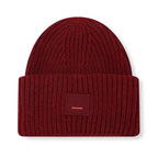 Square Smiley Wool Knitted Winter Hat shopify