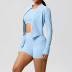A three-piece yoga fitness shopify