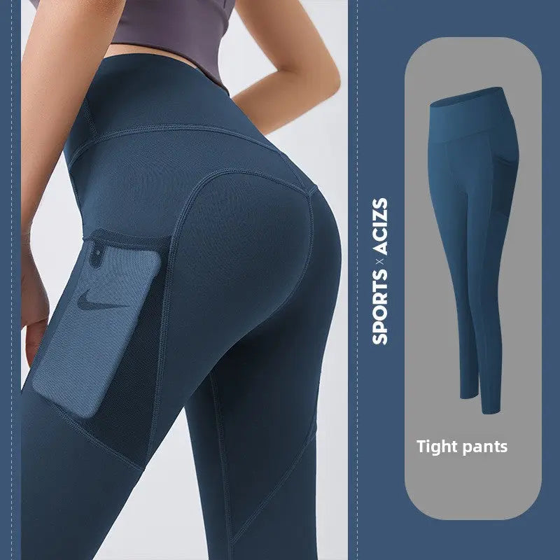 Womens Yoga Pants with Mesh Pockets shopify