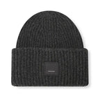 Square Smiley Wool Knitted Winter Hat shopify