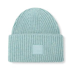 Square Smiley Wool Knitted Winter Hat shopify
