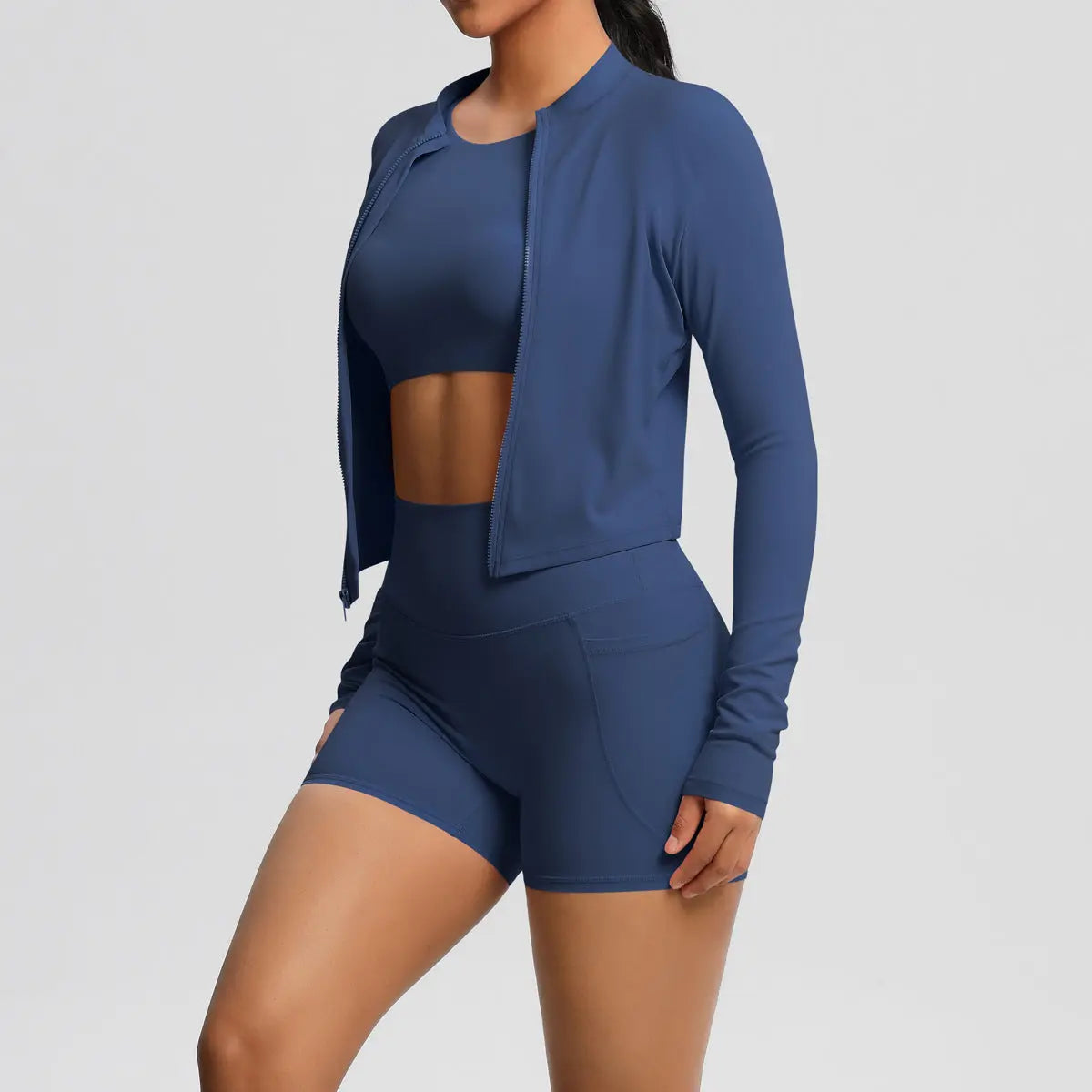 A three-piece yoga fitness shopify