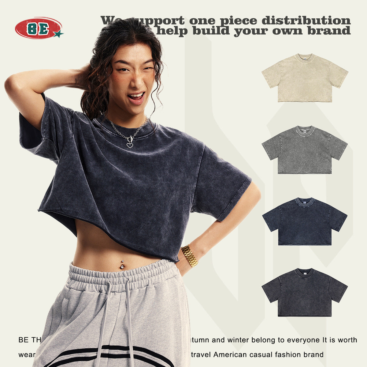 IT Girl Crop Tee shopify