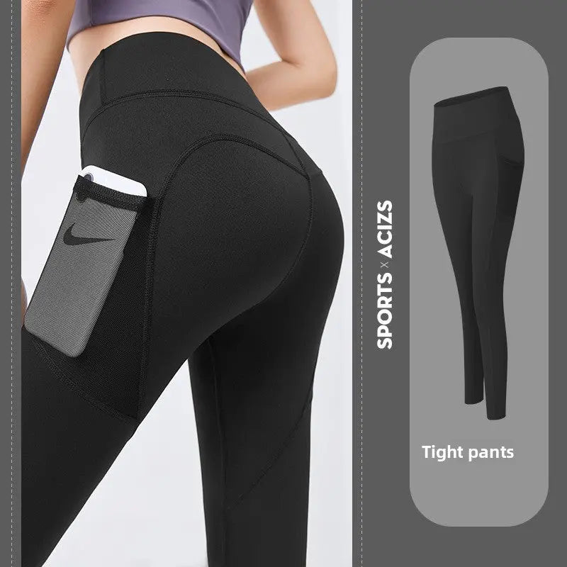 Womens Yoga Pants with Mesh Pockets shopify