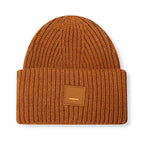 Square Smiley Wool Knitted Winter Hat shopify