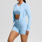 A three-piece yoga fitness shopify