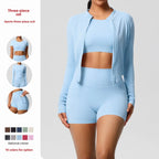 A three-piece yoga fitness shopify