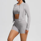 A three-piece yoga fitness shopify